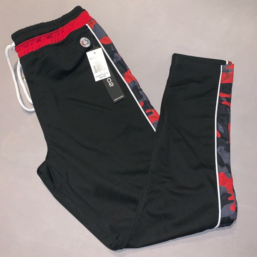 WT 02 joggers w/ Camo stripe